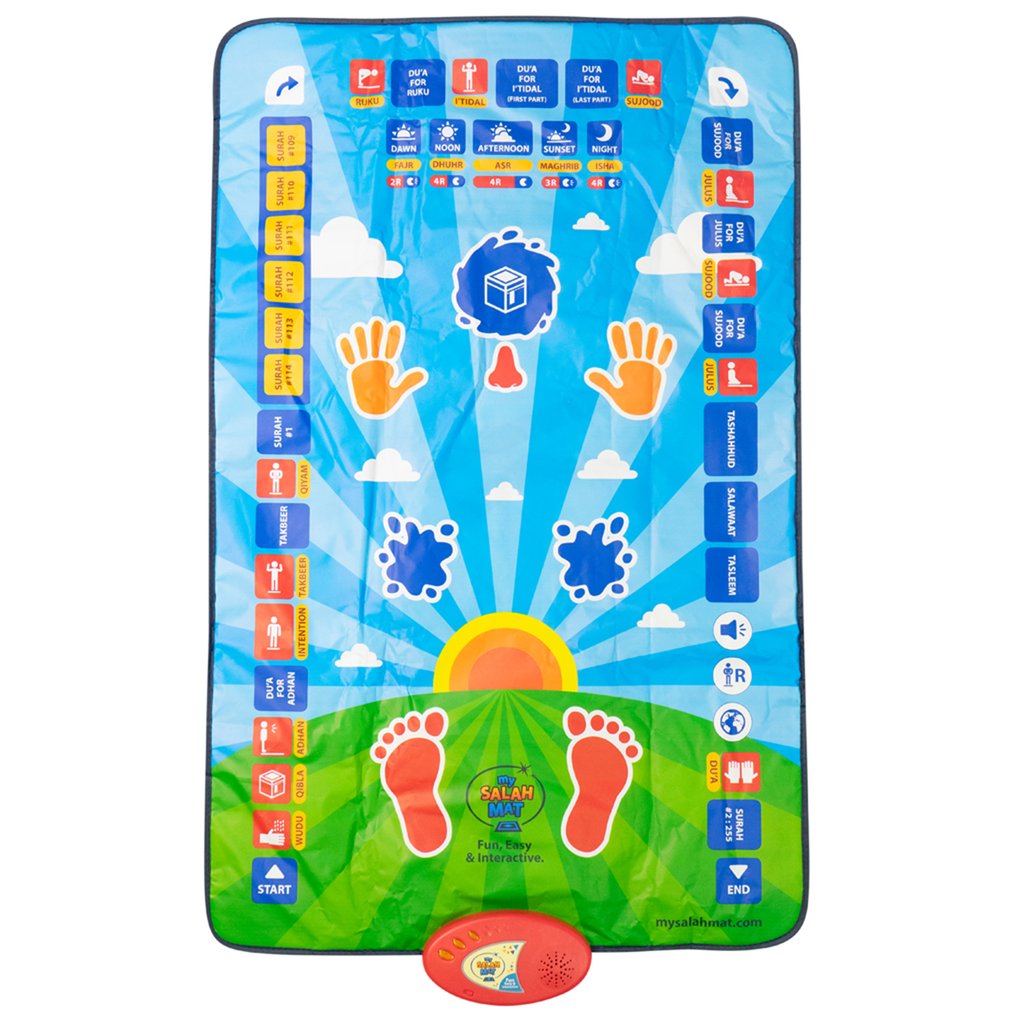 Islamic Mat for Children Education, Kids Prayer Mat..