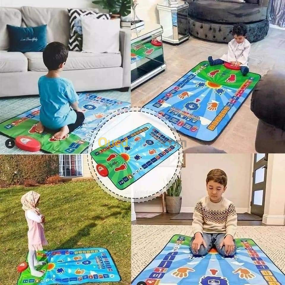 Islamic Mat for Children Education, Kids Prayer Mat..